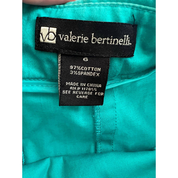 Valerie Bertinelli Business Casual Turquoise Stretch Pencil Skirt Size 6/28 - Picture 2 of 8